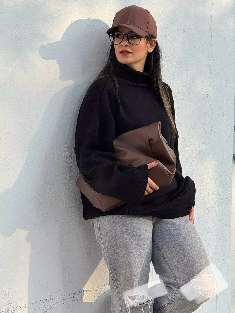 بافت یقه اسکی جورجینا